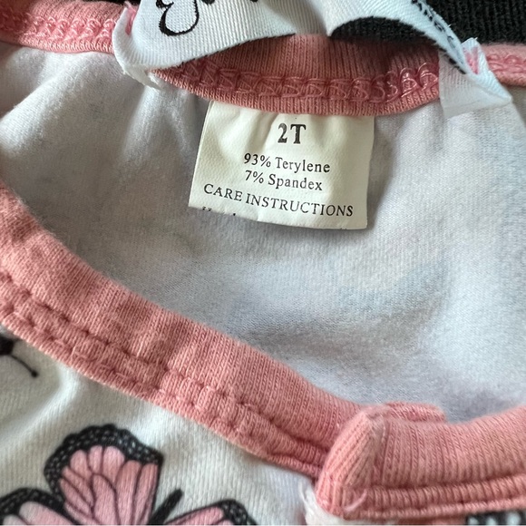 Eliza Cate and Co. Butterfly Romper Size 2T - Picture 3 of 5
